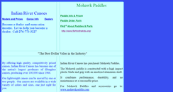 Desktop Screenshot of indianrivercanoes.com